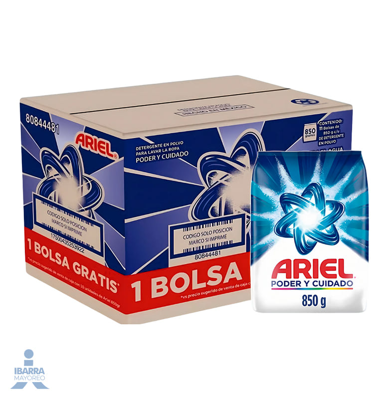 ARIEL MULTIUSOS 10+1 GRAT/850 GR