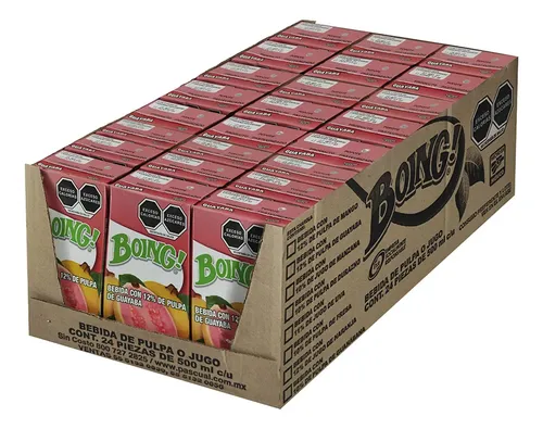 BOING JGO GUAYABA 24/500 ML