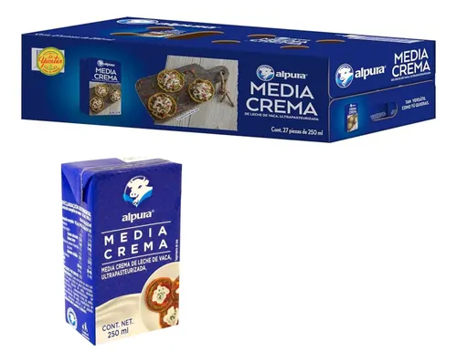 ALPURA MEDIA CREMA 27/250 ML