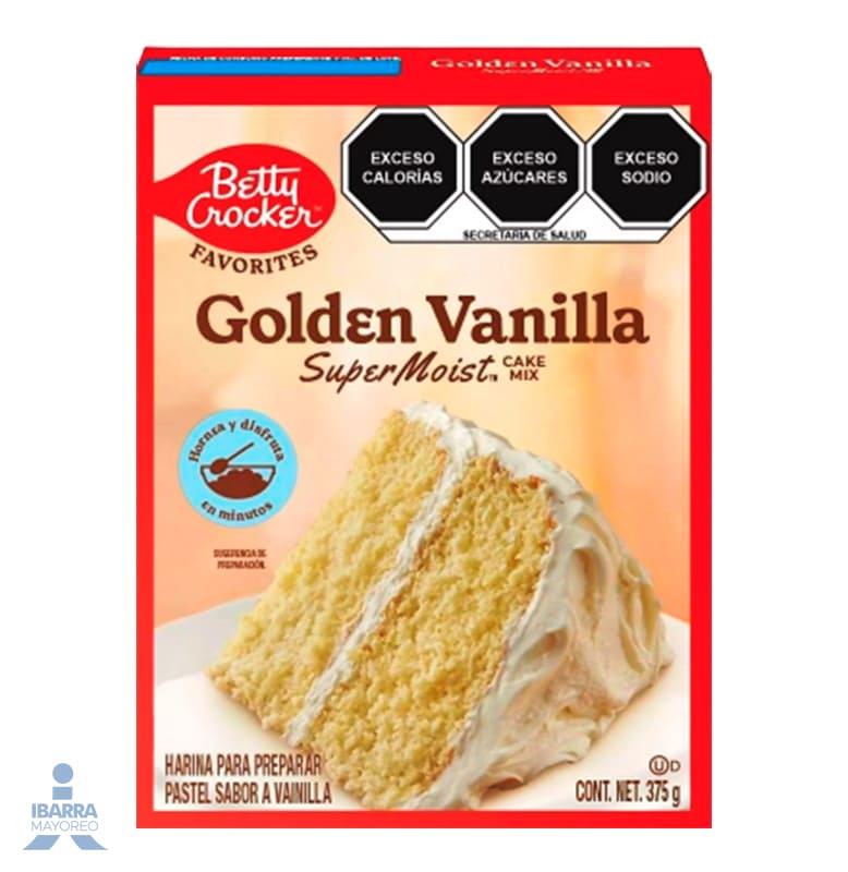 BETTY PASTEL GOLDEN VAINILLA  12/375 GR