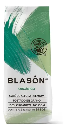 BLASON CAFE GRANO ORGANICO 1 KG
