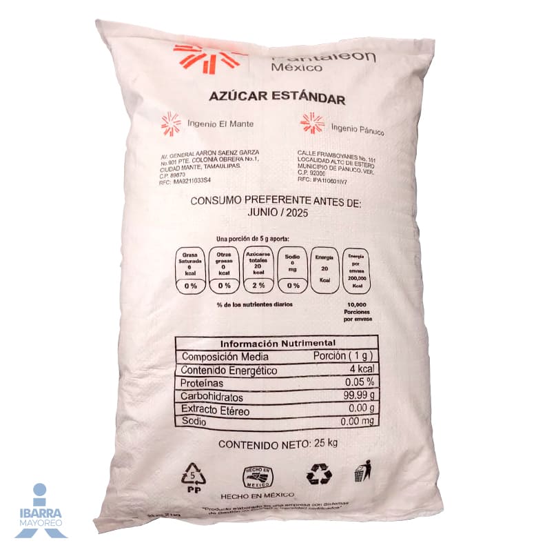BULTO AZUCAR 25 KG