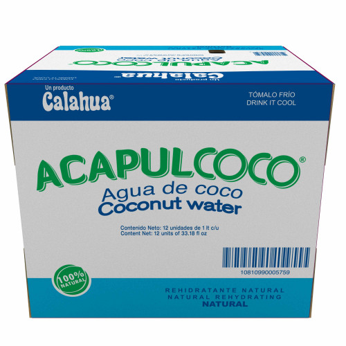 CALAHUA CREMA DE COCO 12/1 LT
