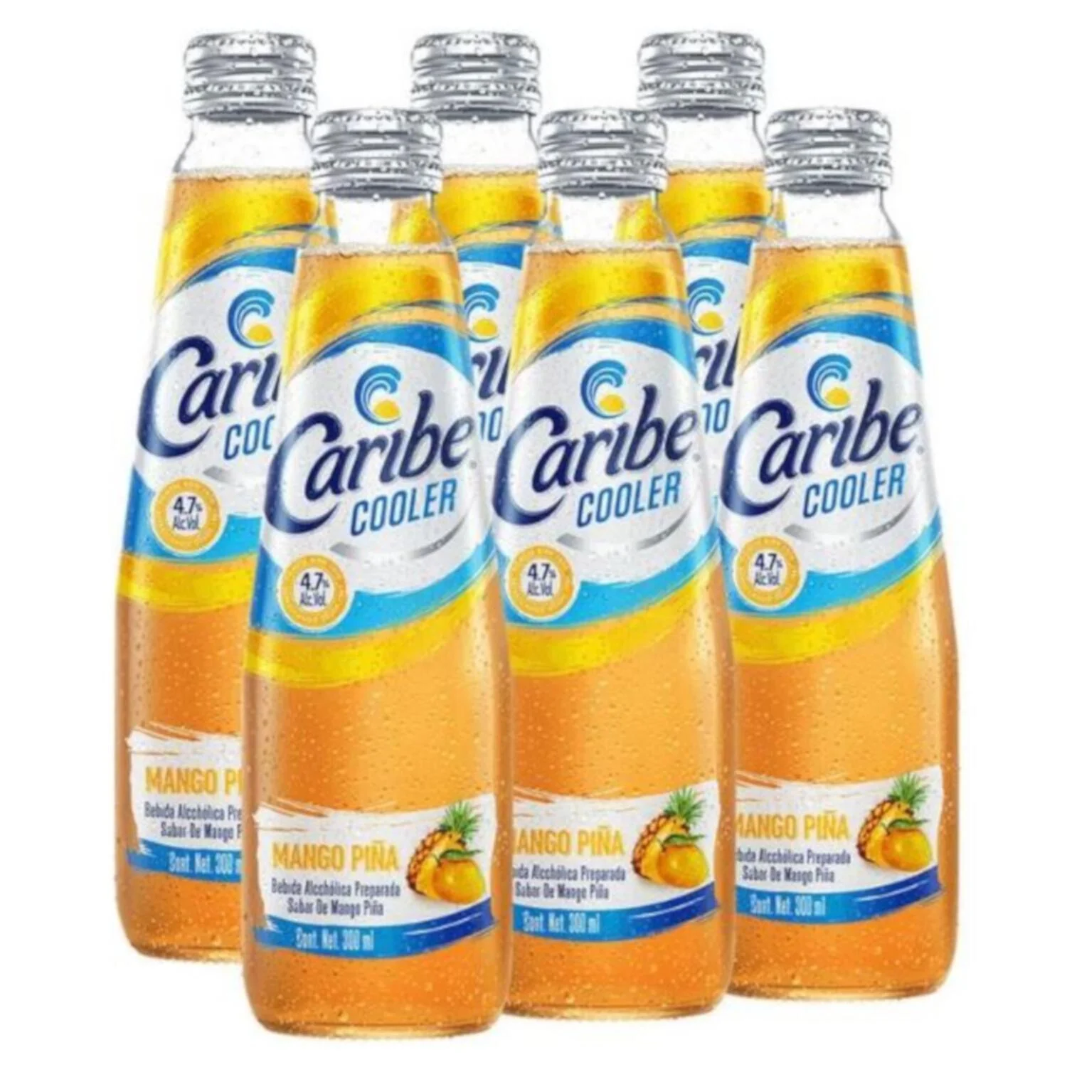 CARIBE COOLER MAN/PIÑA 12/300 ML