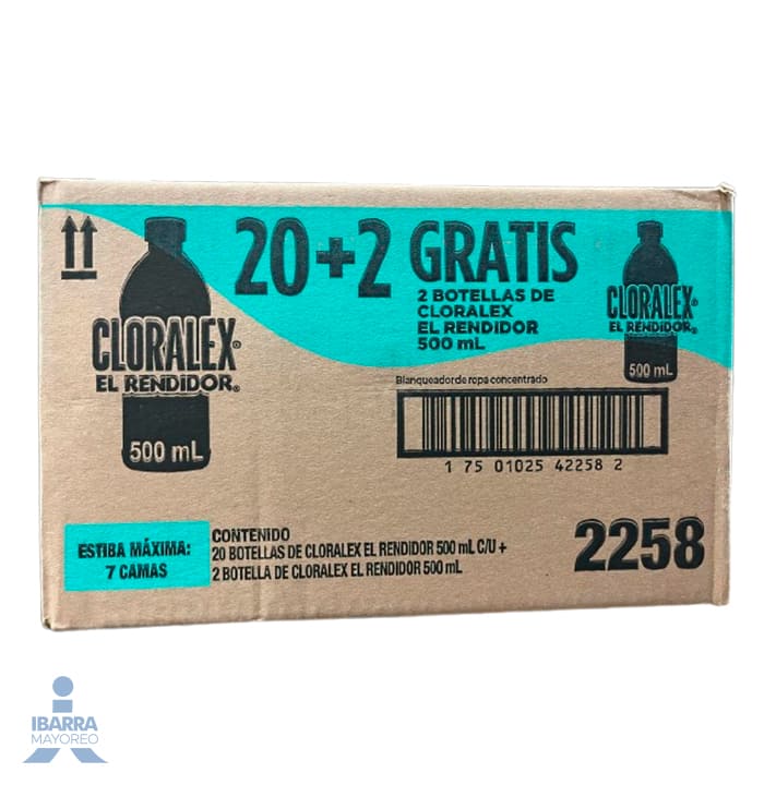 CLORALEX 20+2/500 ML