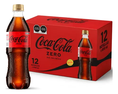 COCA COLA  S/AZUCAR 12/600 ML