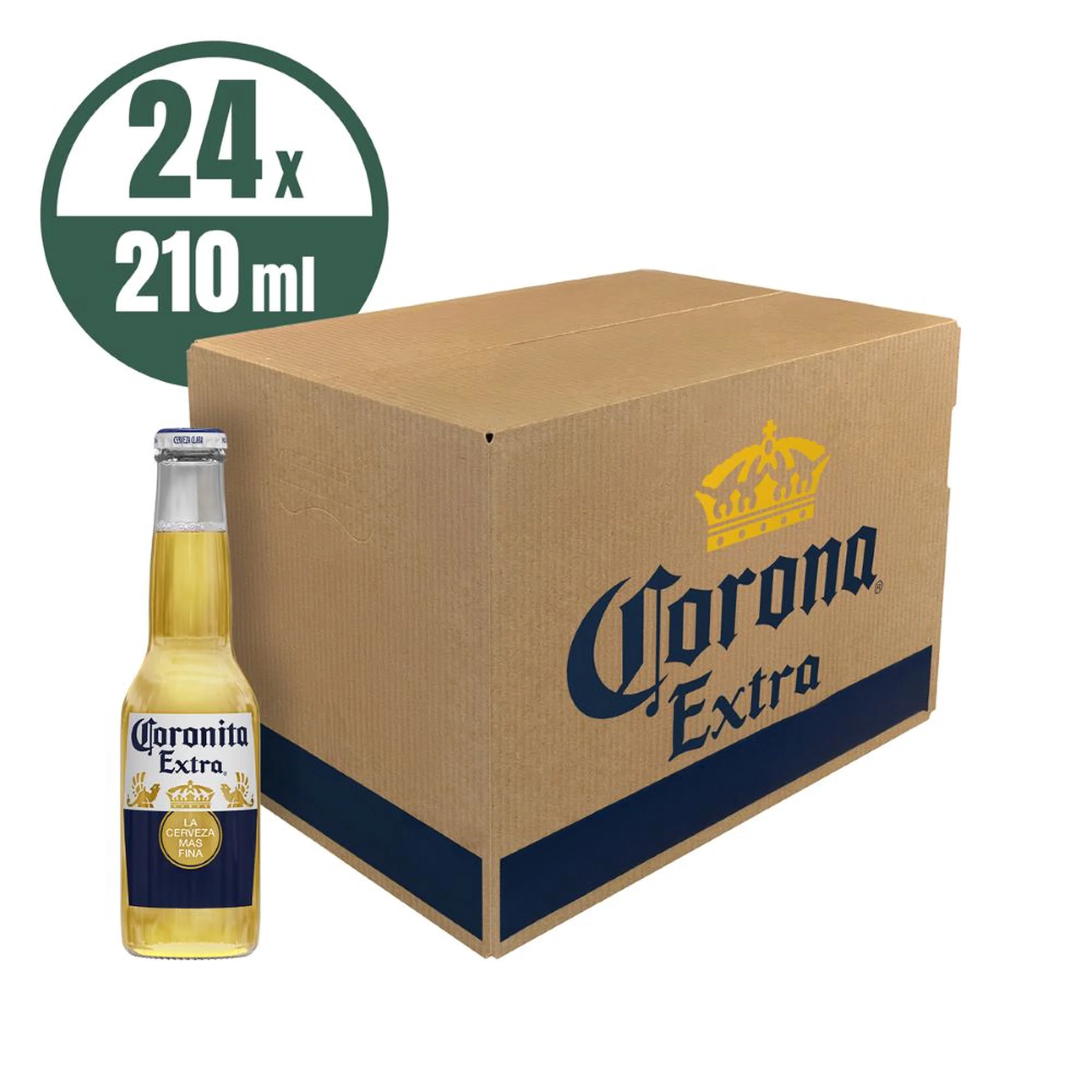 COR CERV CLARA CARTON 24/210 ML