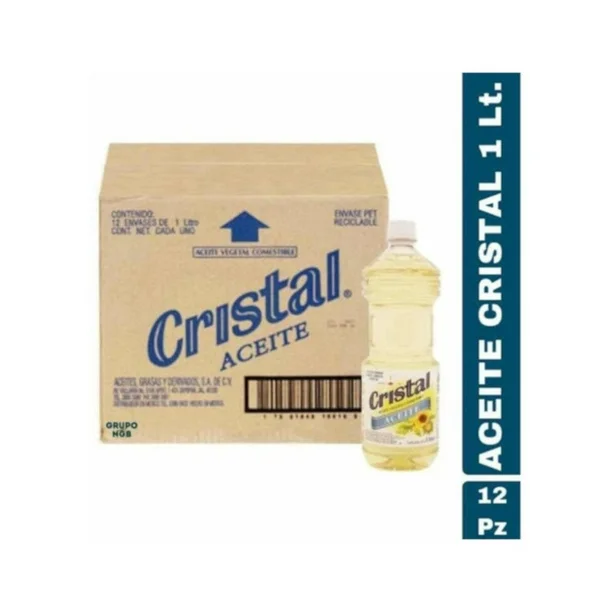 CRISTAL ACEITE VEGETAL 12/1 L