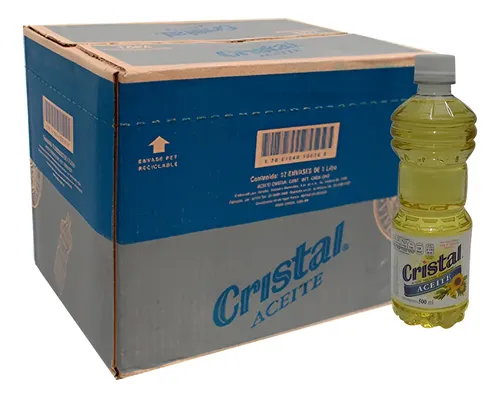 CRISTAL ACEITE VEGETAL 24/500ML