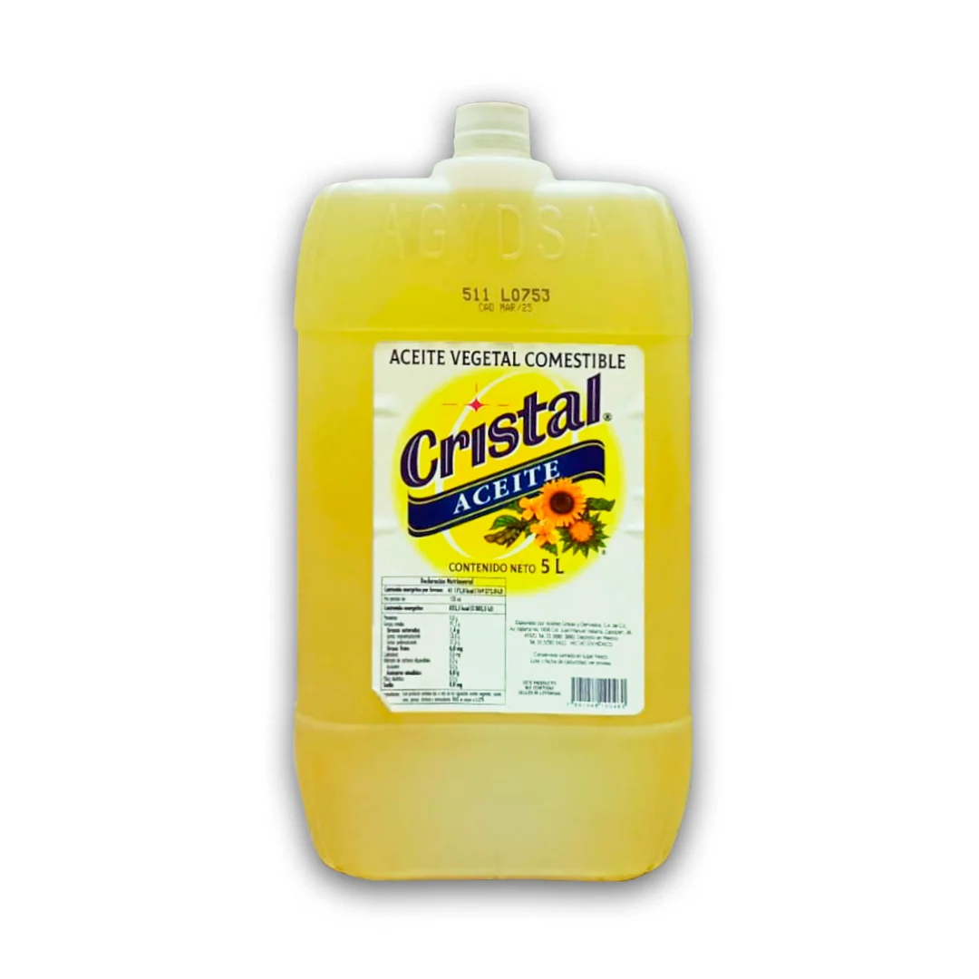 CRISTAL ACEITE VEGETAL 5 LT
