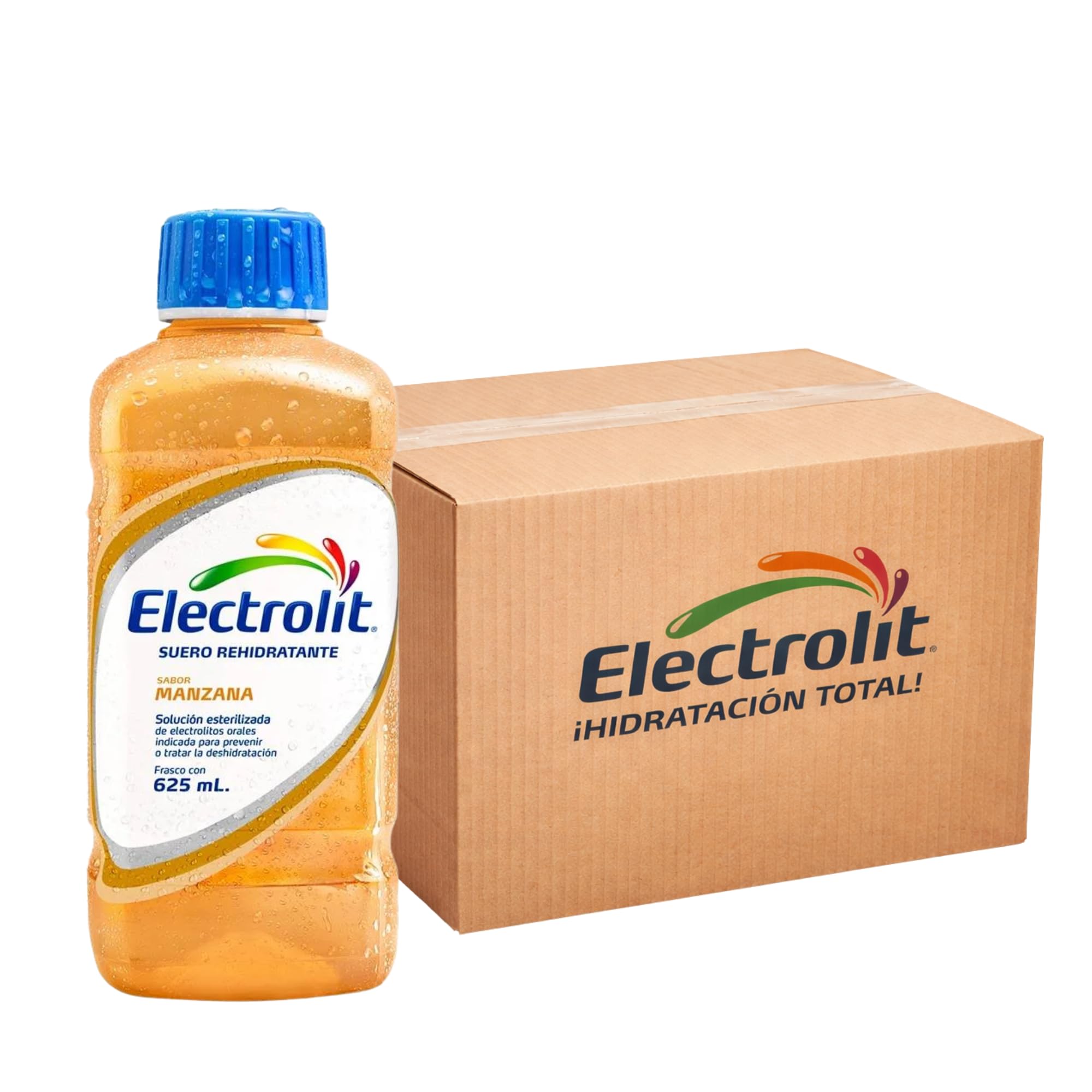 ELECTROLIT MANZANA 12/625 ML