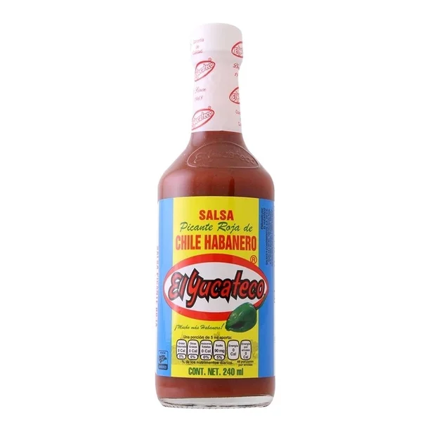 EL YUCATECO SALSA ROJ 12/240 ML