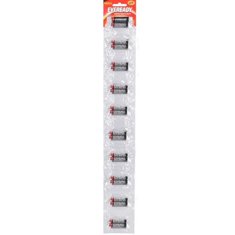 EVEREADY AAA PILA TIRA 20 PZ