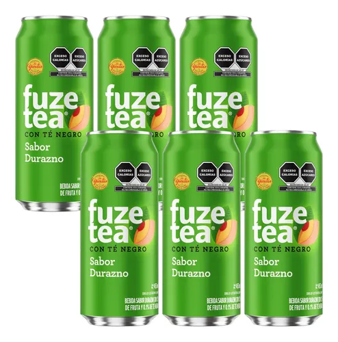 FUZE TEA BBY  LATA DURAZNO 6/222 ML