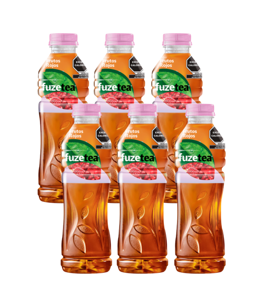 FUZE TEA FRUT ROJOS 6/600 ML