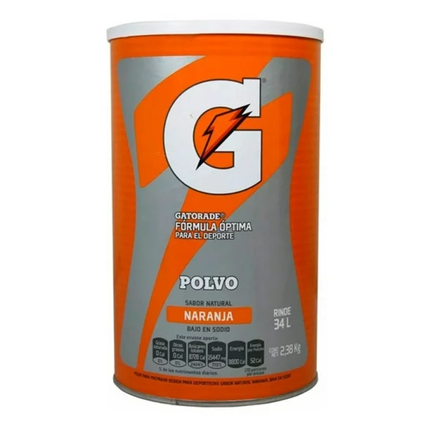 GATORADE EN POLVO NARANJA 2.38 KG