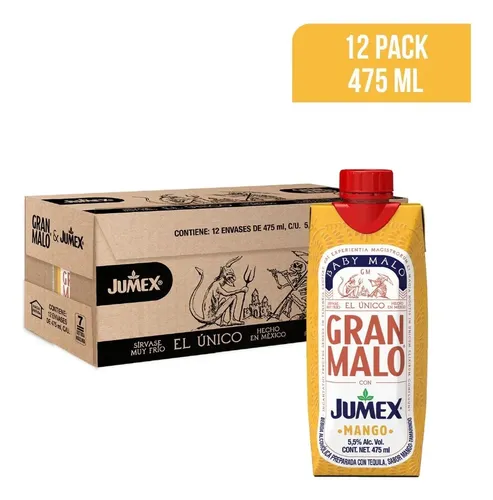GRAN MALO BABY MANGO 12/475 ML