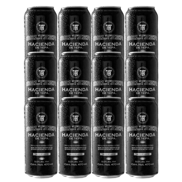 HACIENDA D/TEPA SELTZER 12/470ML