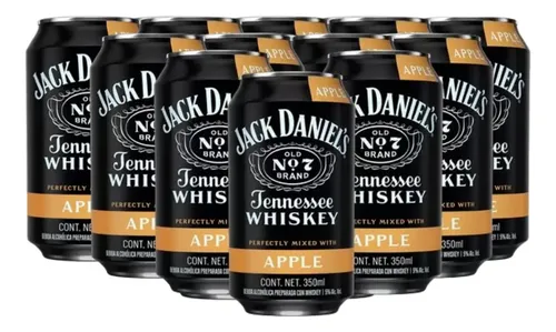 JACK DANIELS LATA APPLE 24/350 ML