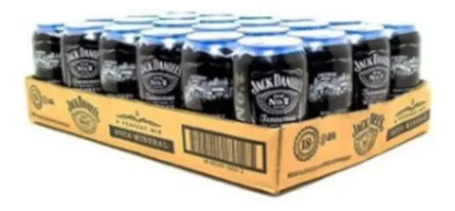 JACK DANIELS LATA MINERAL 24/473 ML