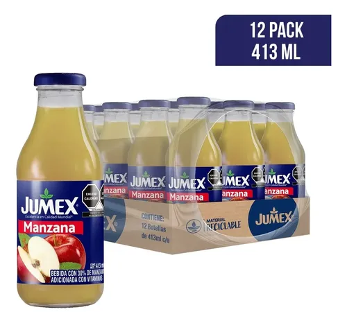 JUMEX JUGOSA MANZANA 12/413 ML