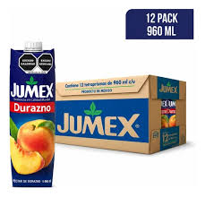 JUMEX TETRA DURAZNO 12/960 ML