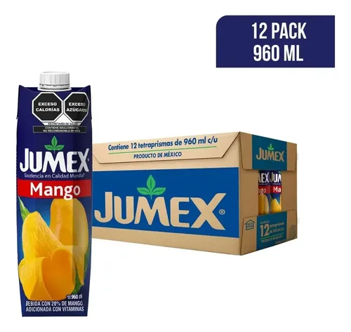 JUMEX TETRA MANGO 12/960 ML