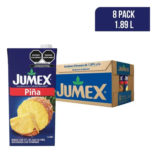 JUMEX TETRA PIÑA 8/1.89 LT