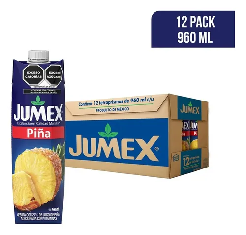 JUMEX TETRA PIÑA/COCO 12/960 ML