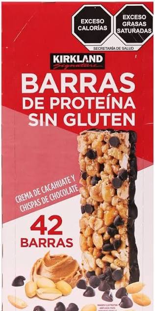 KIRKLAND BARRAS DE PROTE S/GLUTEN 42/60 GR