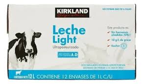 KIRKLAND LECHE DES LIGTH 12/1 LT