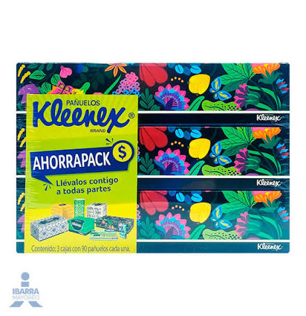 KLEENEX PAÑUELOS 3/90 PZ