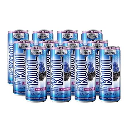 KOOL BLUEBERRY 12/355 ML