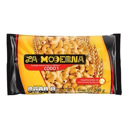 MODERNA PASTA CODO #1 20/200GR