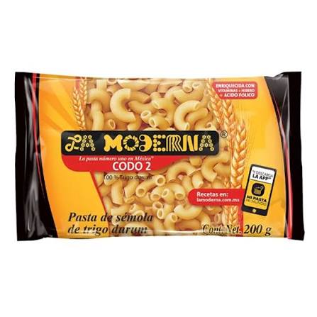 MODERNA PASTA CODO #2 20/200GR