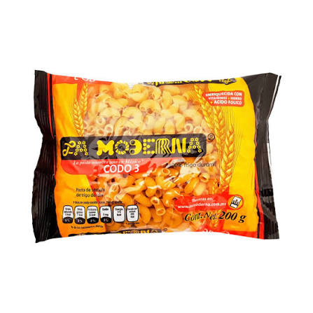 MODERNA PASTA CODO #3 20/200GR