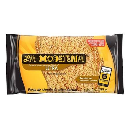 MODERNA PASTA LETRA 20/200GR