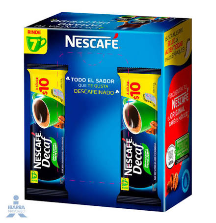 NESCAFE DECAF SOBRE 8/14 GR