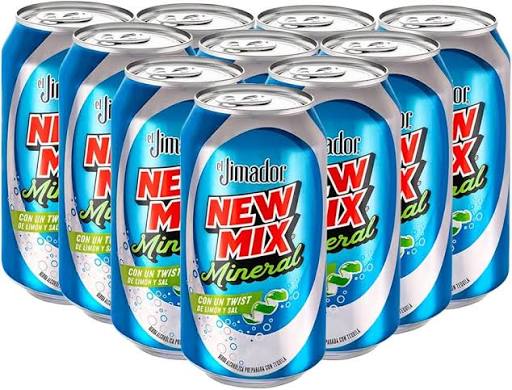 NEW MIX MINERAL LIMON 24/350ML