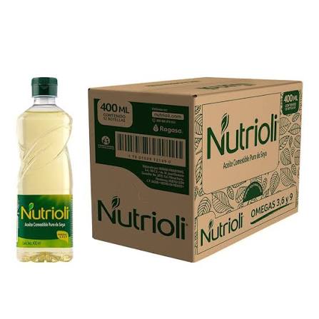 NUTRIOLI ACEITE SOYA 12/400 ML