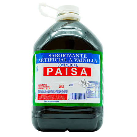 PAISA SABORIZANTE ARTIF VAINILLA 4 L