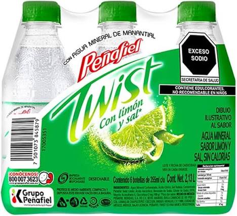 PEÑAFIEL TWIST LIMON CON SAL 6/355 ML