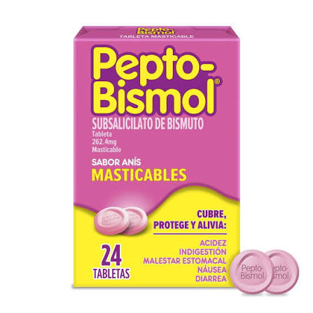 PEPTO BISMOL TABLETAS 24 PZ