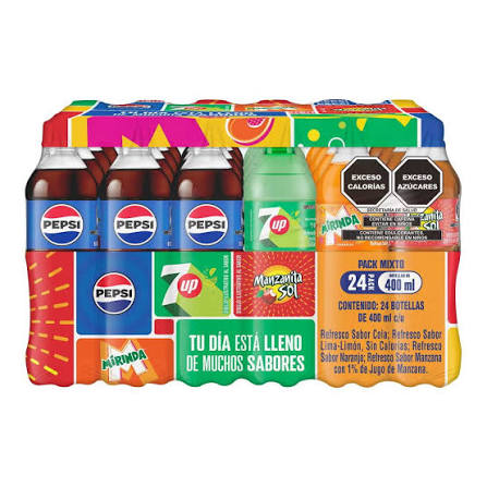 REFRESCO PEPSI SURTIDO 12/400 ML