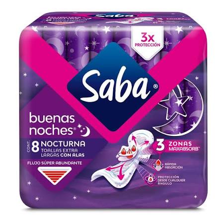 SABA B/NOCHES C/A 14/8 PZ +2GT