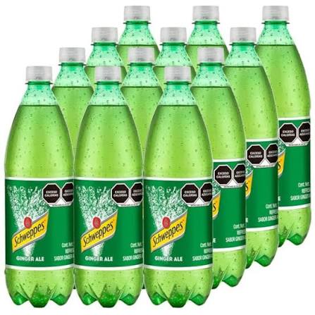 SCHWEPPES GINGER ALE 12/1 LT