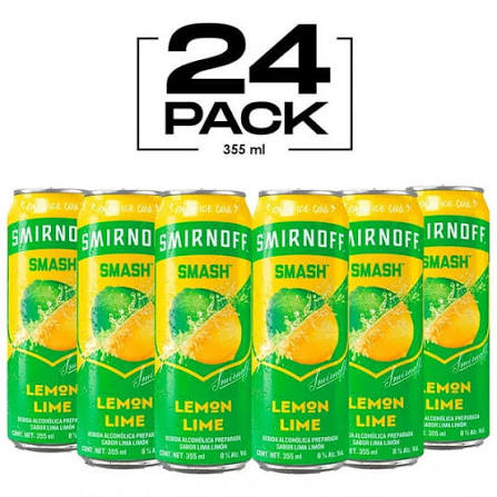 SMIRNOFF VODKA LIMON 24/355 ML