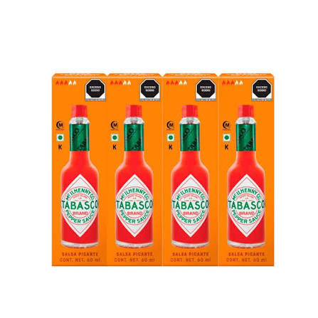 TABASCO SALSA ROJA 4/60 ML