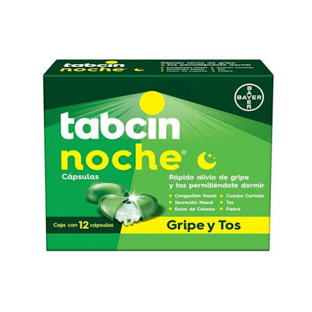 TABCIN NOCHE CAPSULAS 12 PZ