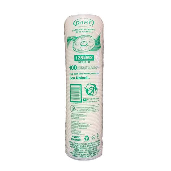 TAPA PLAST P/TERM #10SL 100 PZ